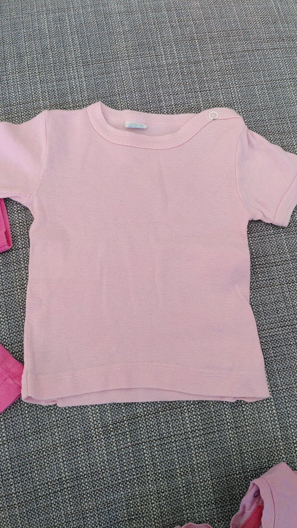 Rosafarbene T-Shirts, 3 Stck. Gr. 62-68