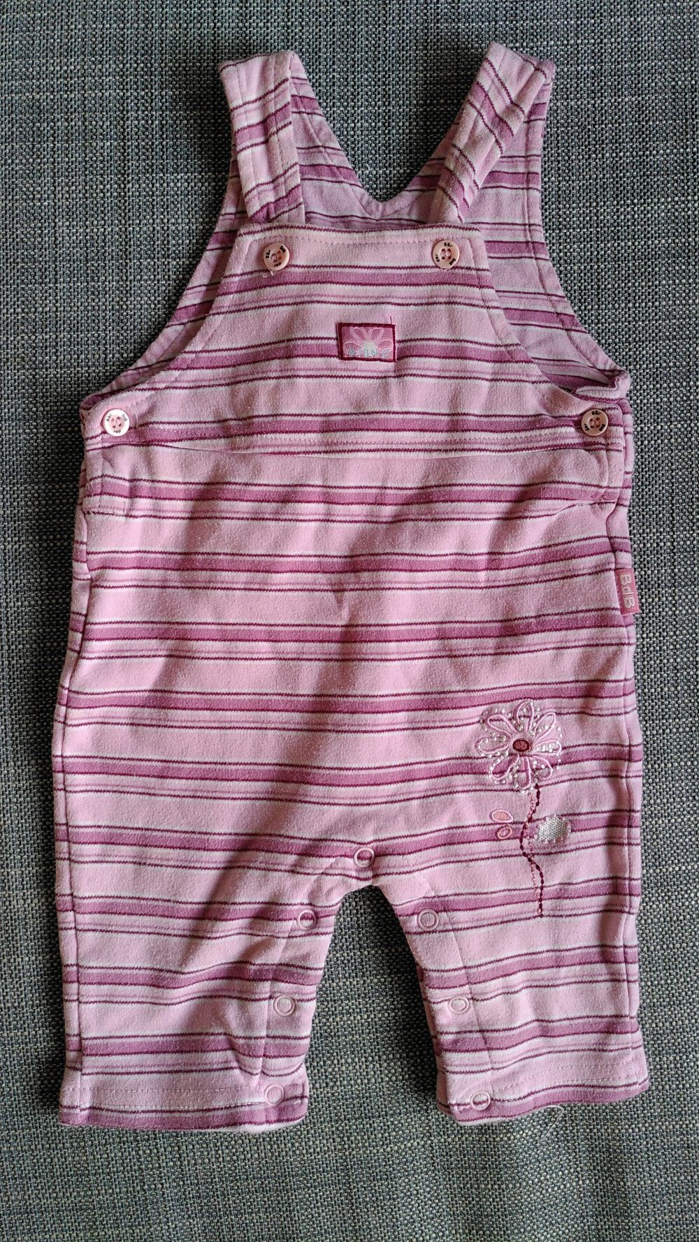 Gestreifte Latzhose Gr. 68