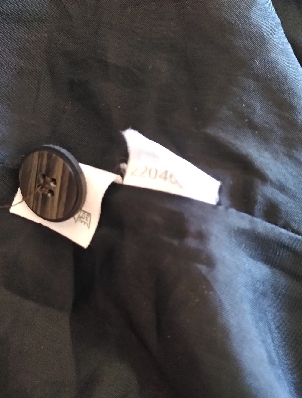 Kurzer Blazer Fischgrät-Muster Gr. 38