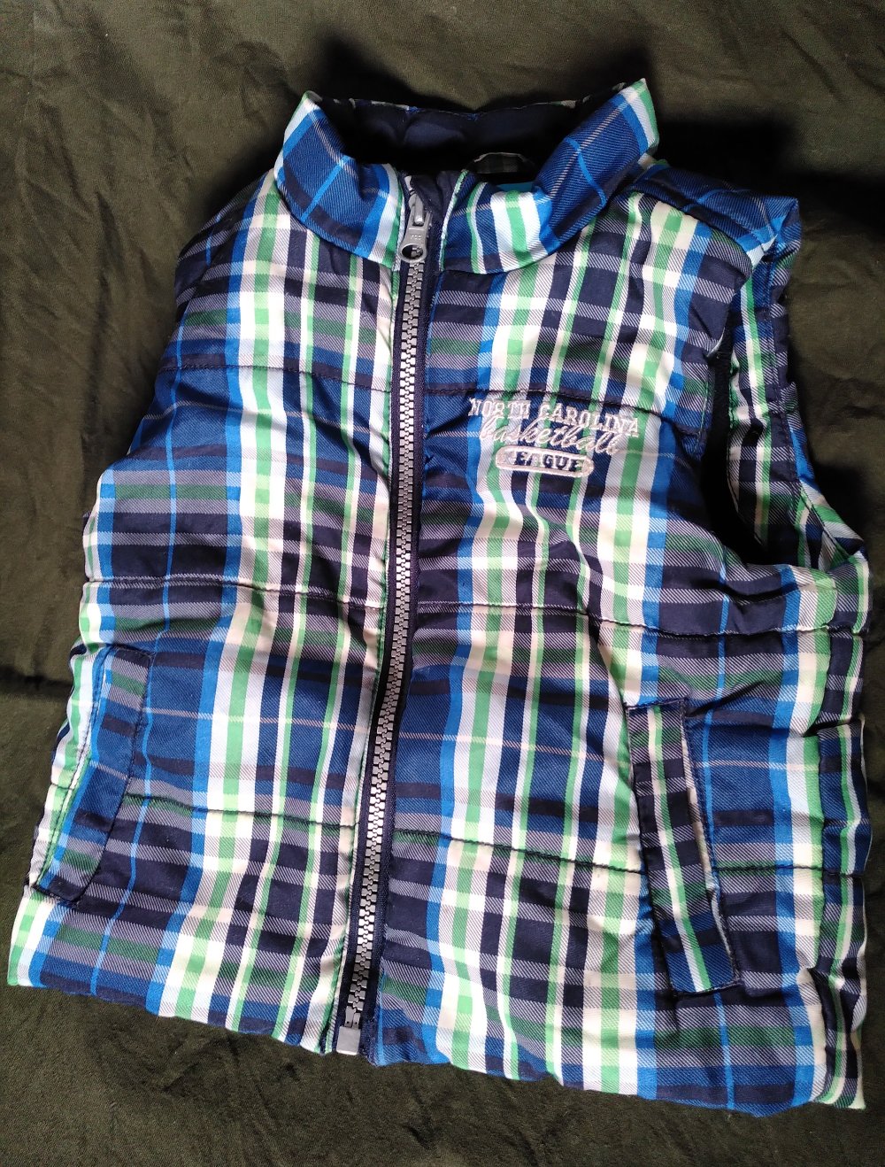 Warme Weste ohne Kapuze Gr. 86