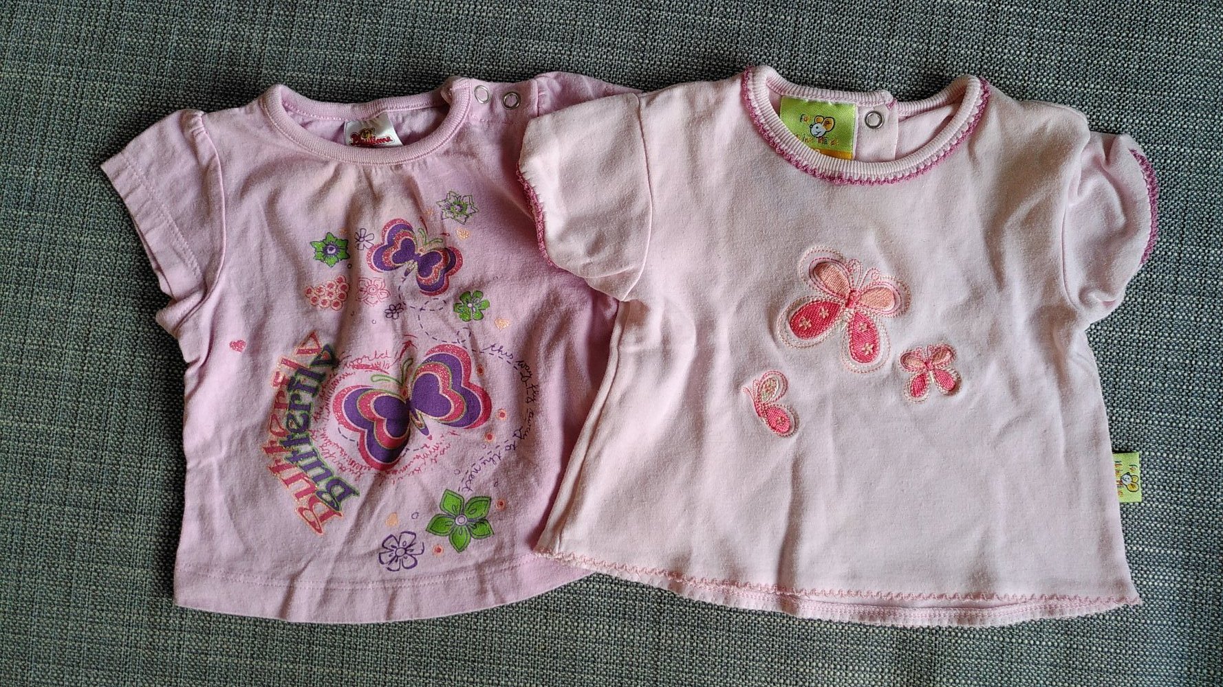 Schmetterlings-T-Shirts Gr. 62/68