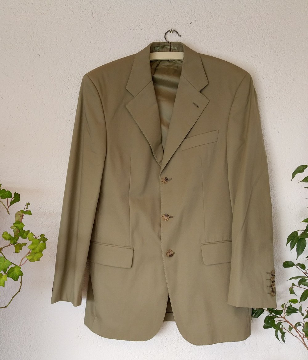 Jackett-Sakko beige von Daniels and Korff (Größe 48)