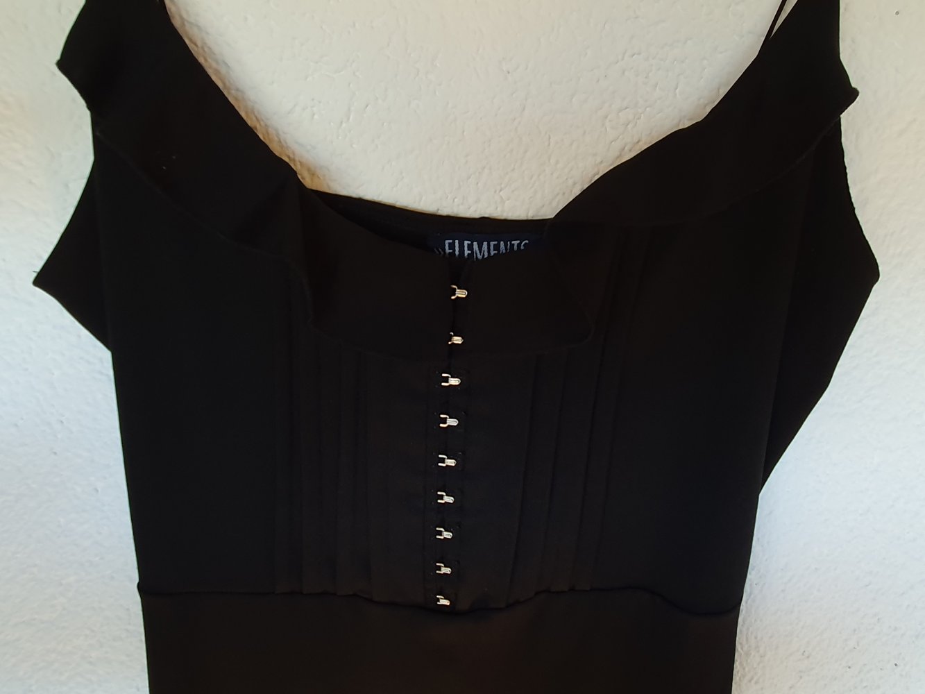 Schwarzes Kleid von Elements ca. Größe M