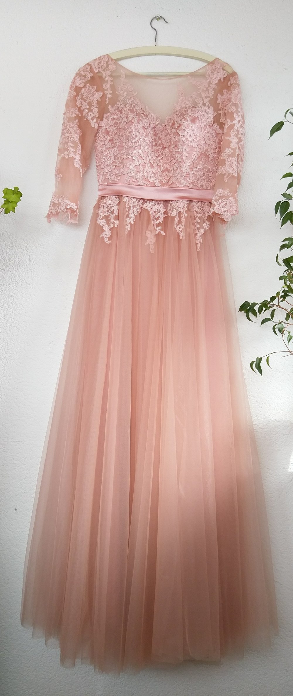 Rosafarbenes Abendkleid / Abiballkleid Größe 36