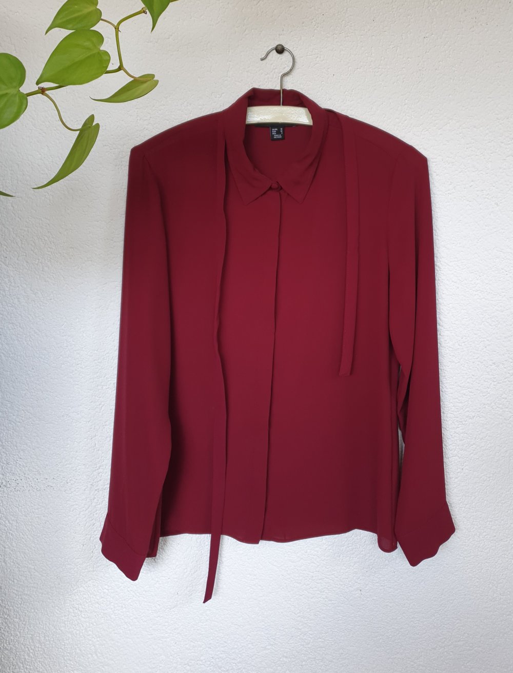 Bordeauxfarbene Bluse von Atmosphere Größe 38
