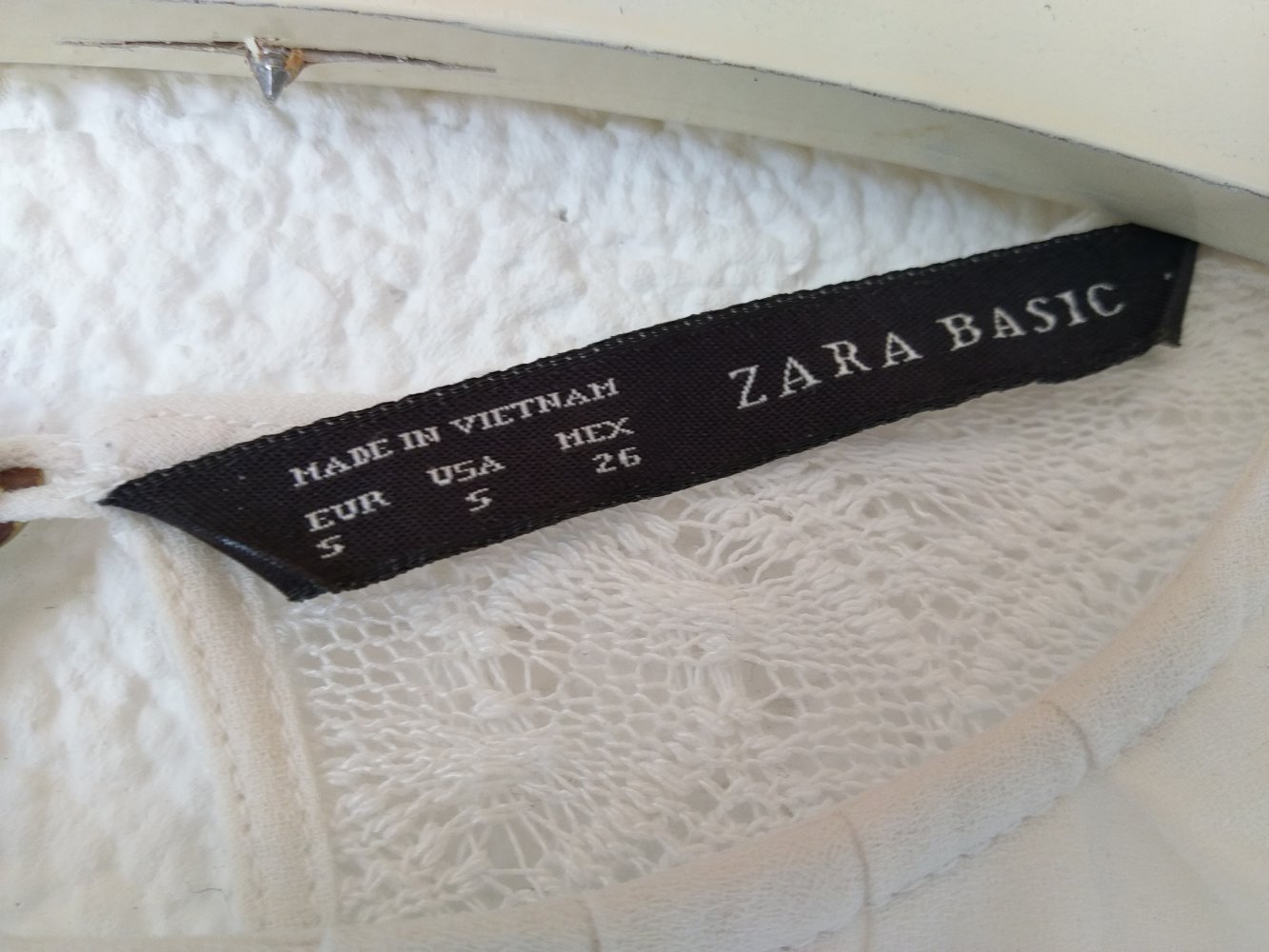 Zara Spitzenoberteil / Bluse Größe 36