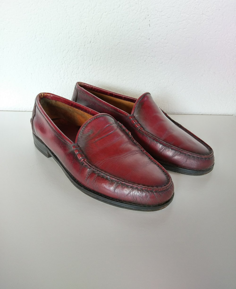 Herrenschuhe rot von Parenti Größe ca. 42