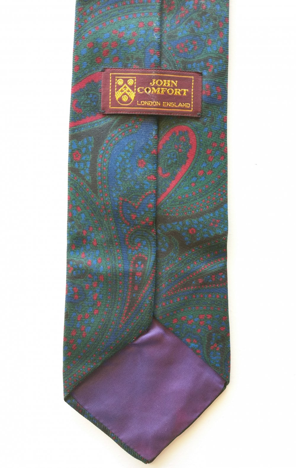 Krawatte von John Comfort (148cm Länge) - 100% Seide