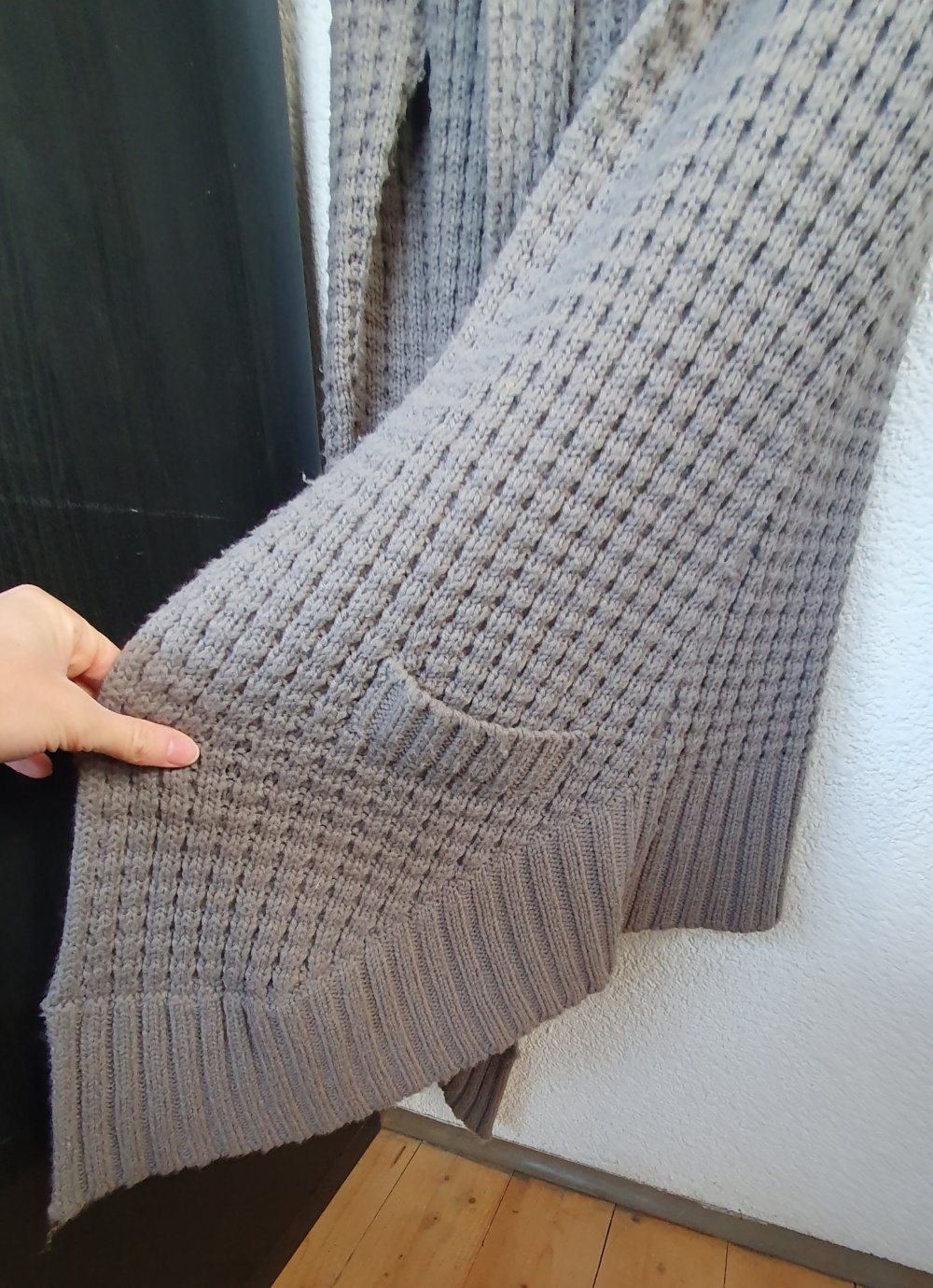 Grauer Strickcardigan Größe S von Vero Moda