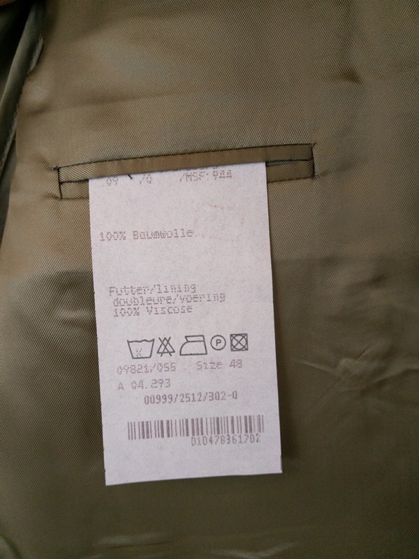 Jackett-Sakko beige von Daniels and Korff (Größe 48)