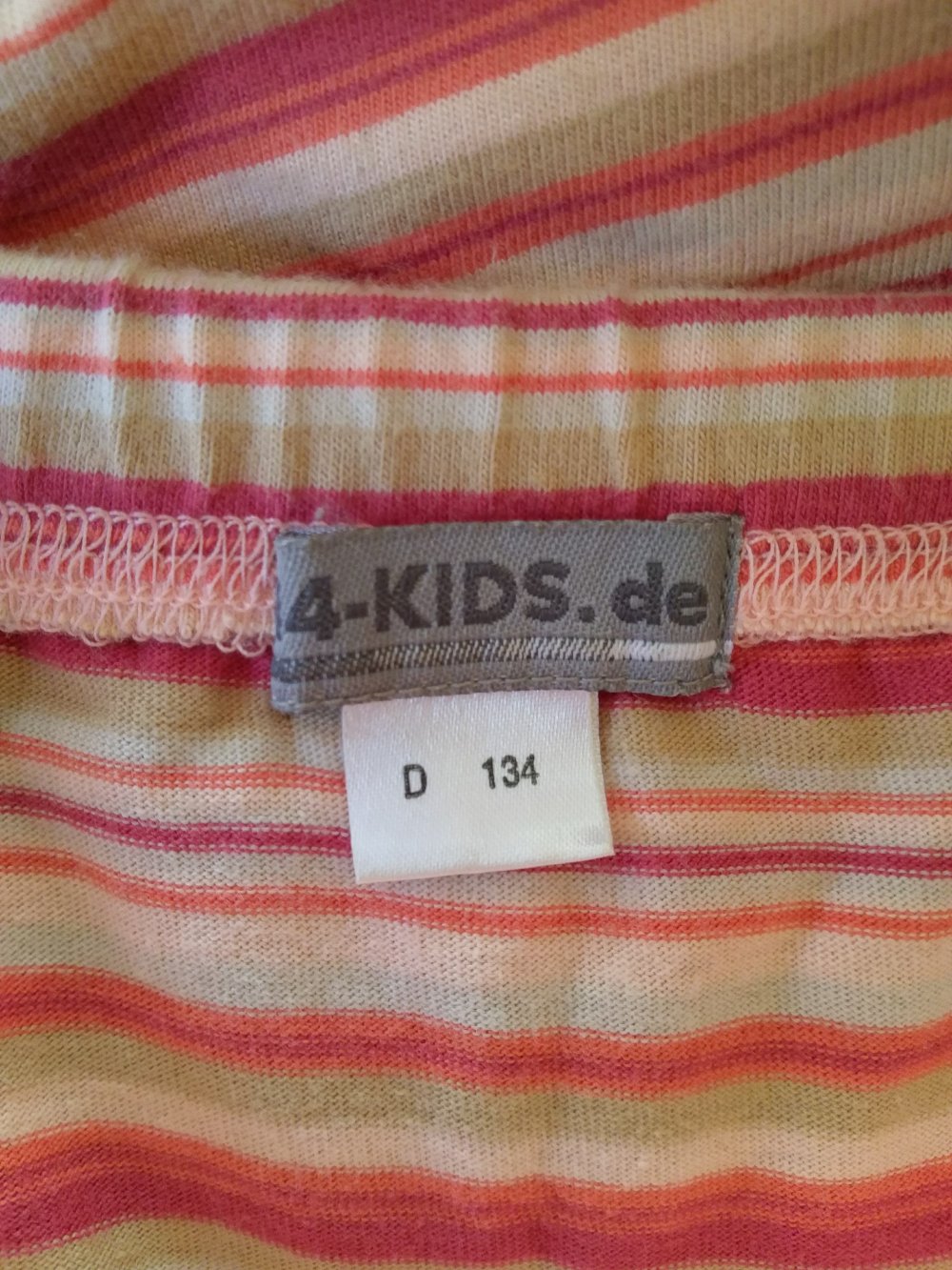 Gestreifter Rock Größe 134