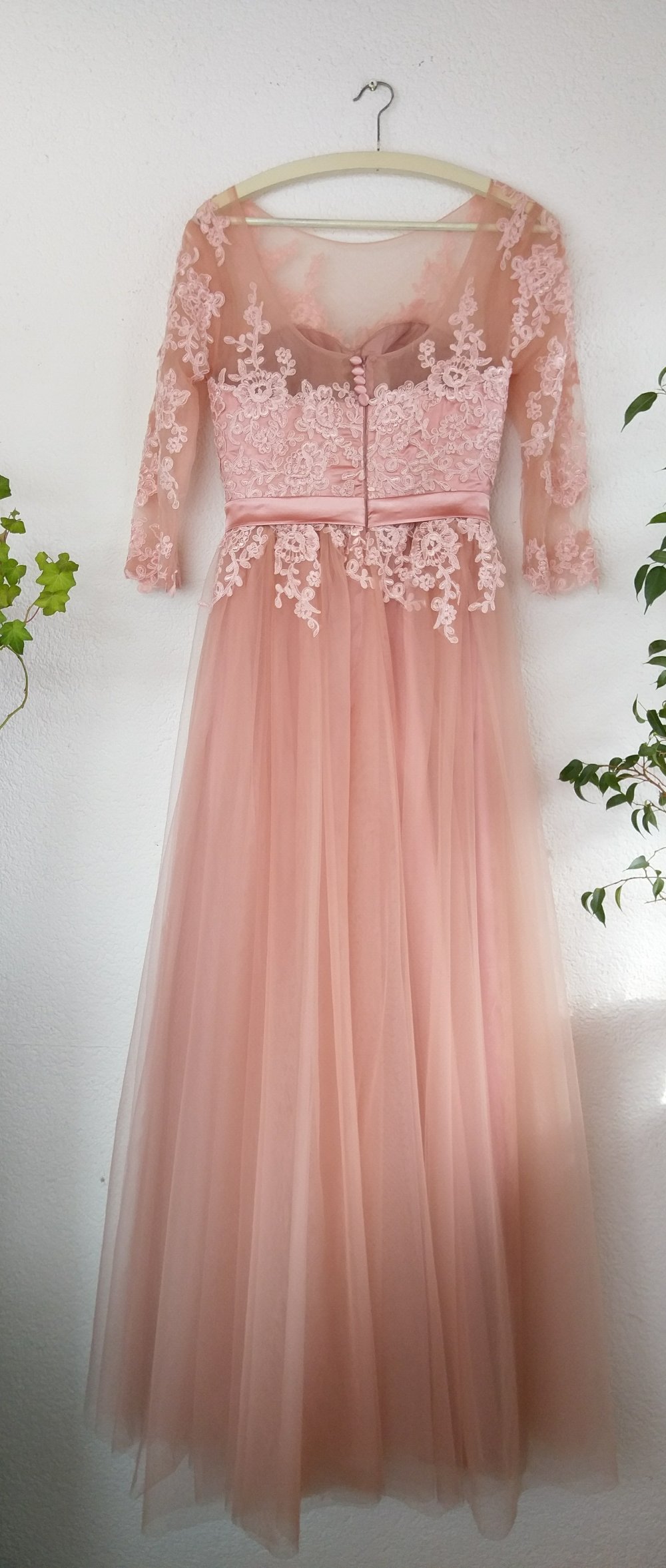 Rosafarbenes Abendkleid / Abiballkleid Größe 36
