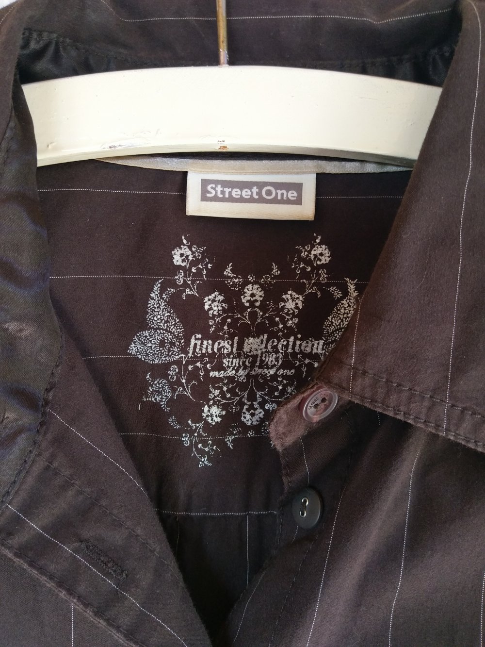 Braune Bluse von Street One Größe 38