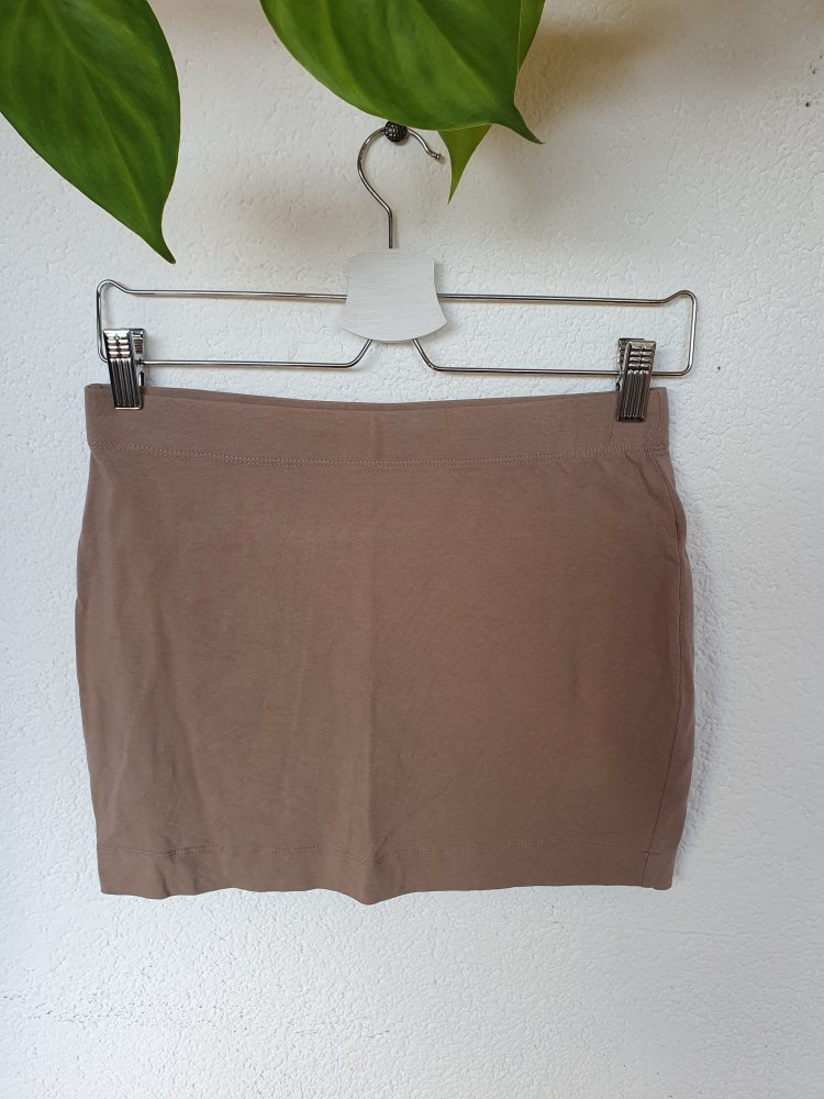 Beigefarbener Mini-Rock von Esmara Größe M 40-42