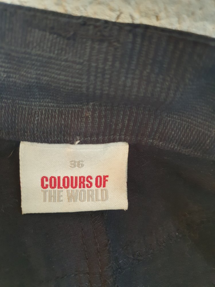 Schwarzer Rock von Colours of the World Größe 36 aus Baumwolle