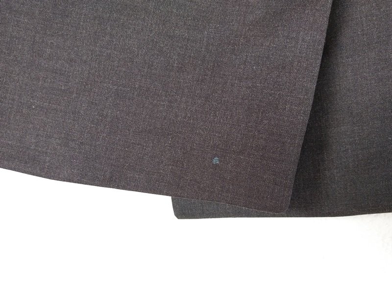 Jackett-Sakko grau schwarz von Rene Lezard (Größe 46)