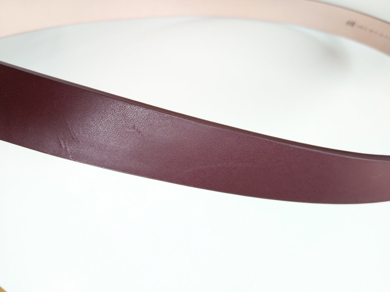 Bordeauxfarbener Gürtel von H&M Größe S