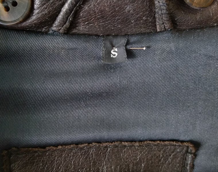 BMW Style Lederjacke/ Lederweste dunkelbraun