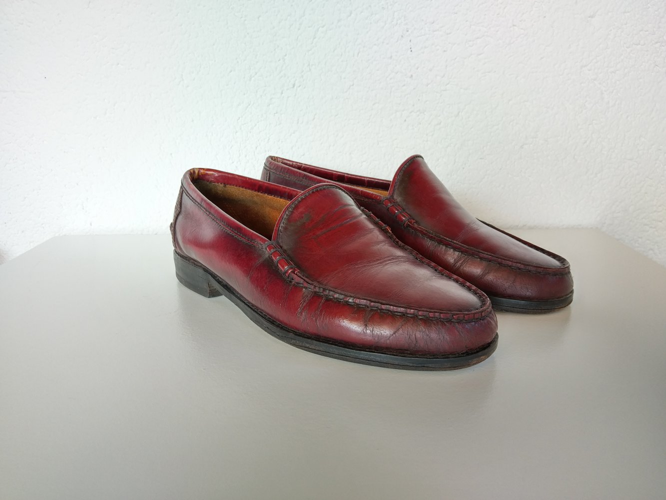 Herrenschuhe rot von Parenti Größe ca. 42