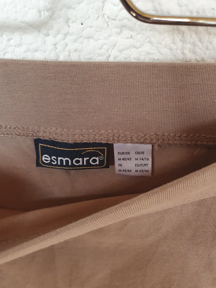 Beigefarbener Mini-Rock von Esmara Größe M 40-42