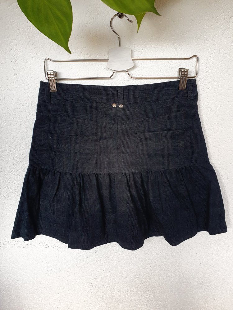 Schwarzer Rock von Colours of the World Größe 36 aus Baumwolle