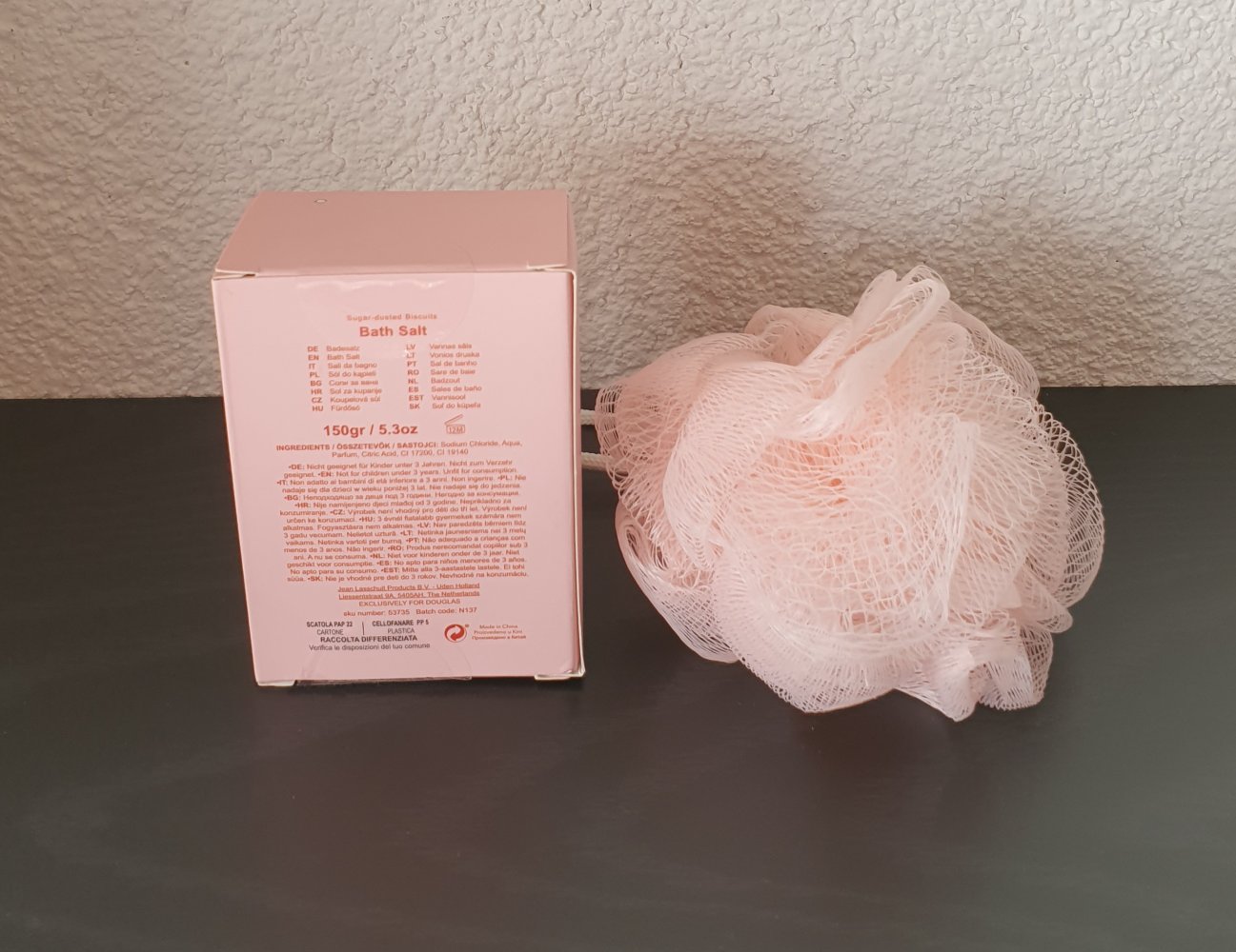 Badesaltz & Duschschwamm von Douglas 