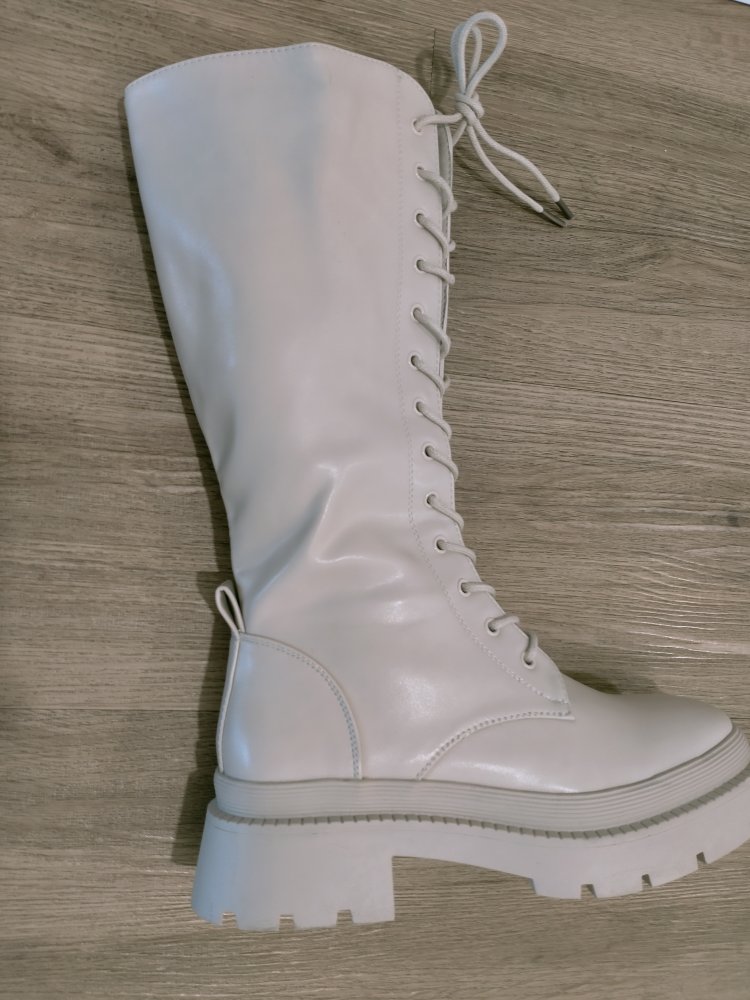 Ungetragene Langschaftstiefel Boots zum Schnüren Größe 39