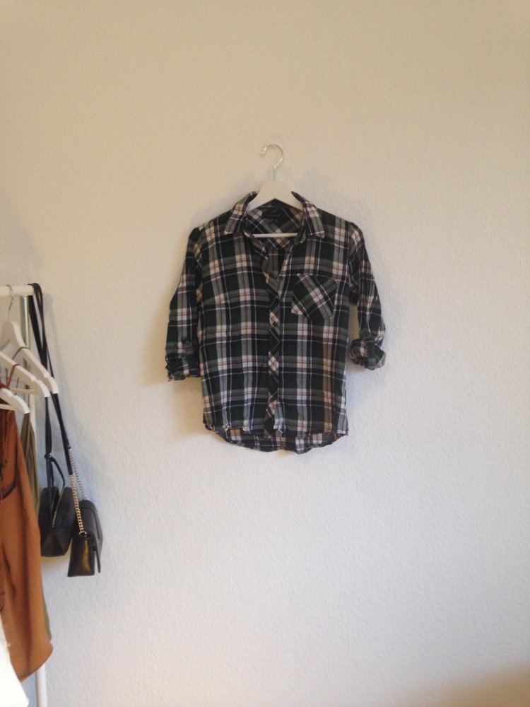 Karierte leichte Baumwollbluse // Primark