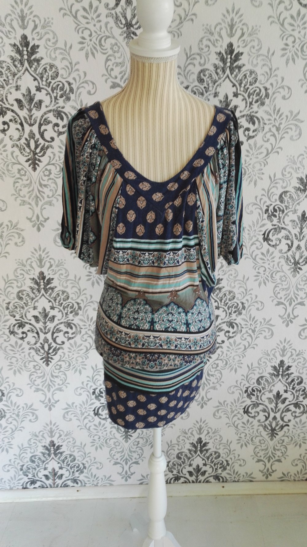 Sommerkleid Abendkleid Tunika Tshirt Kleid Gr. S/M