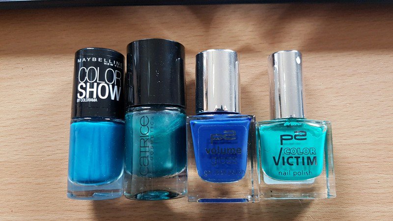 Nagellack Set blau