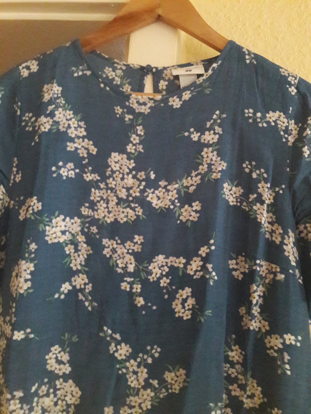 Bluse blau weiss von H&M 