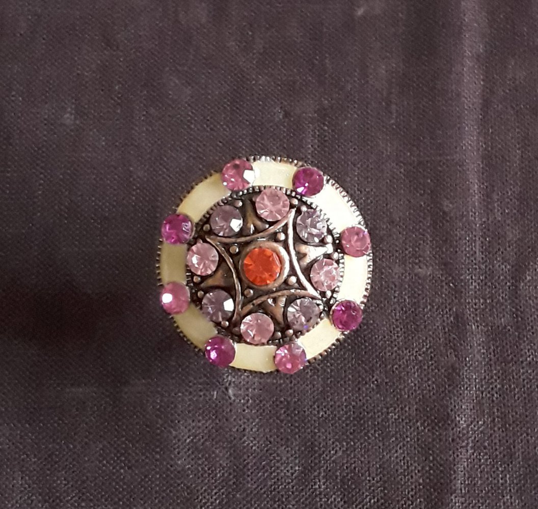 Schmuck Set Ring Kette bunt Handarbeit