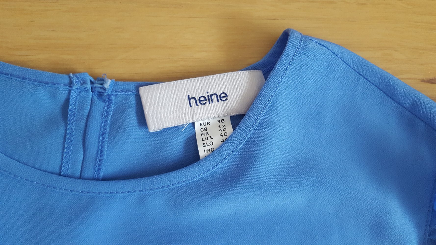 Kleid HEINE blau Gr. 38 NEU