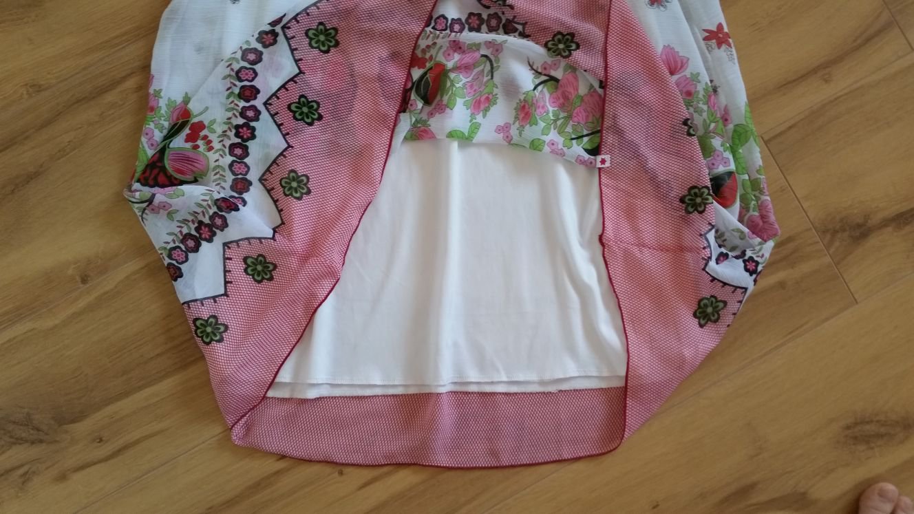 Kleid Tunika mit Unterkleid von Kling Engelärmel 