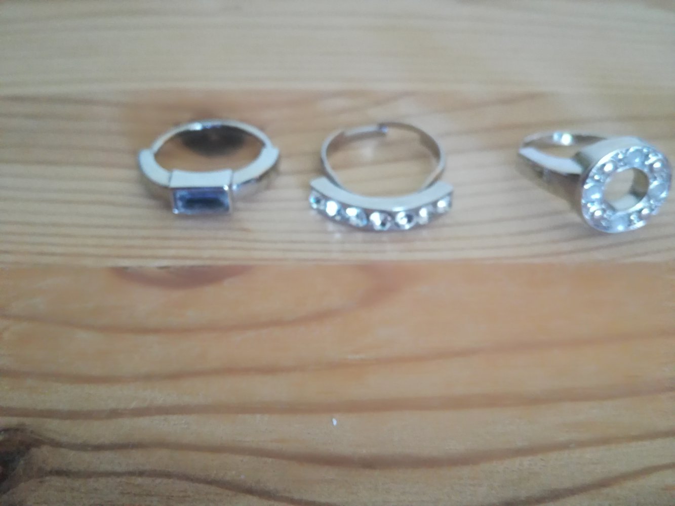 Ring set rot orange silber gold glitzer