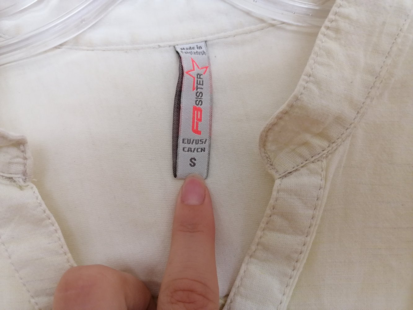 Zitronengelbe Bluse 2 Ersatzknöpfe mit 3/4 Ärmeln