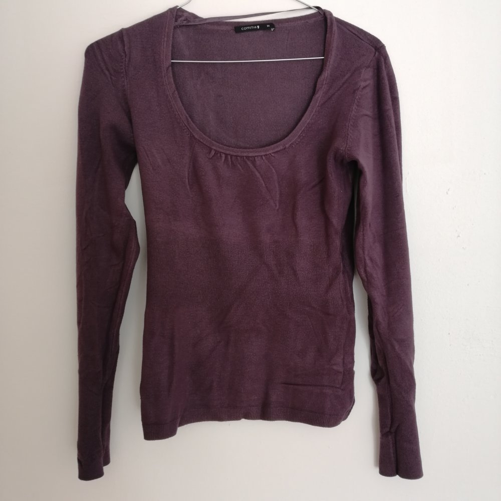 Lila Violetter Pullover von Comma
