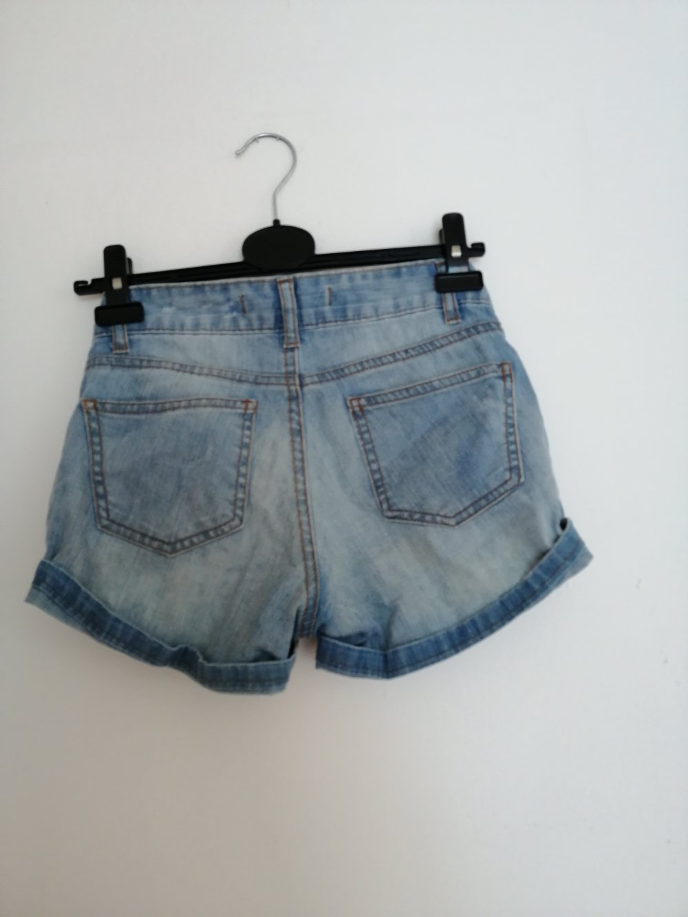 Blaue Jeansshorts von Zara mid waist