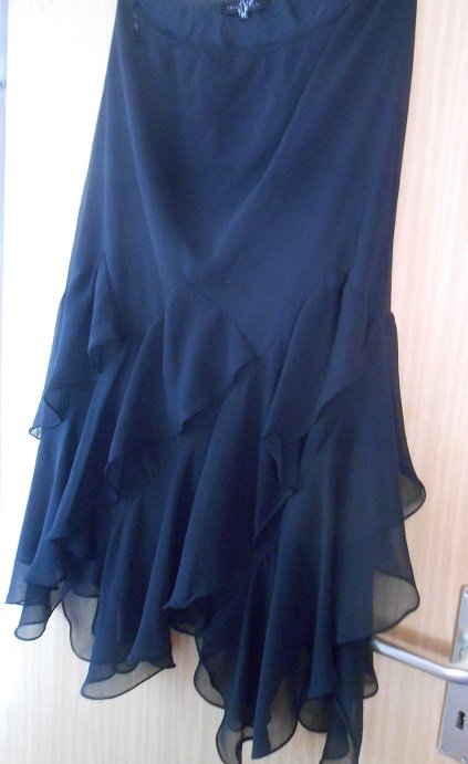 Damen Zipfelrock Carolin Vanity Gr. 44 schwarz