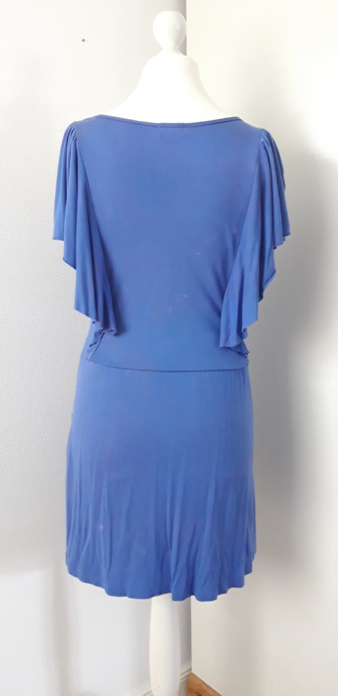 Minikleid mit Schmetterlingsärmeln