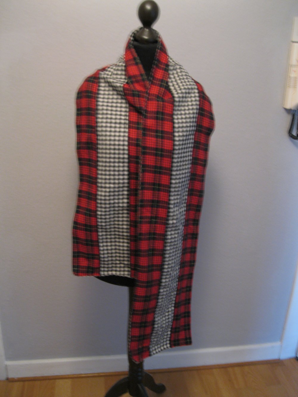 karierter Schal / Wendeschal