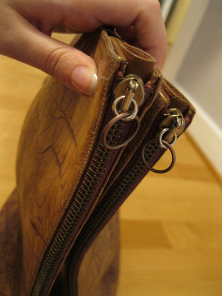 Echtleder Stiefel mit weitem Schaft