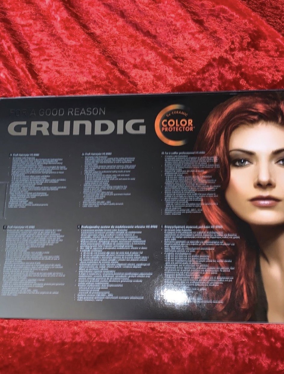 Grundig HS 8980 Profi-lonen-Hairstyler NEU OVP