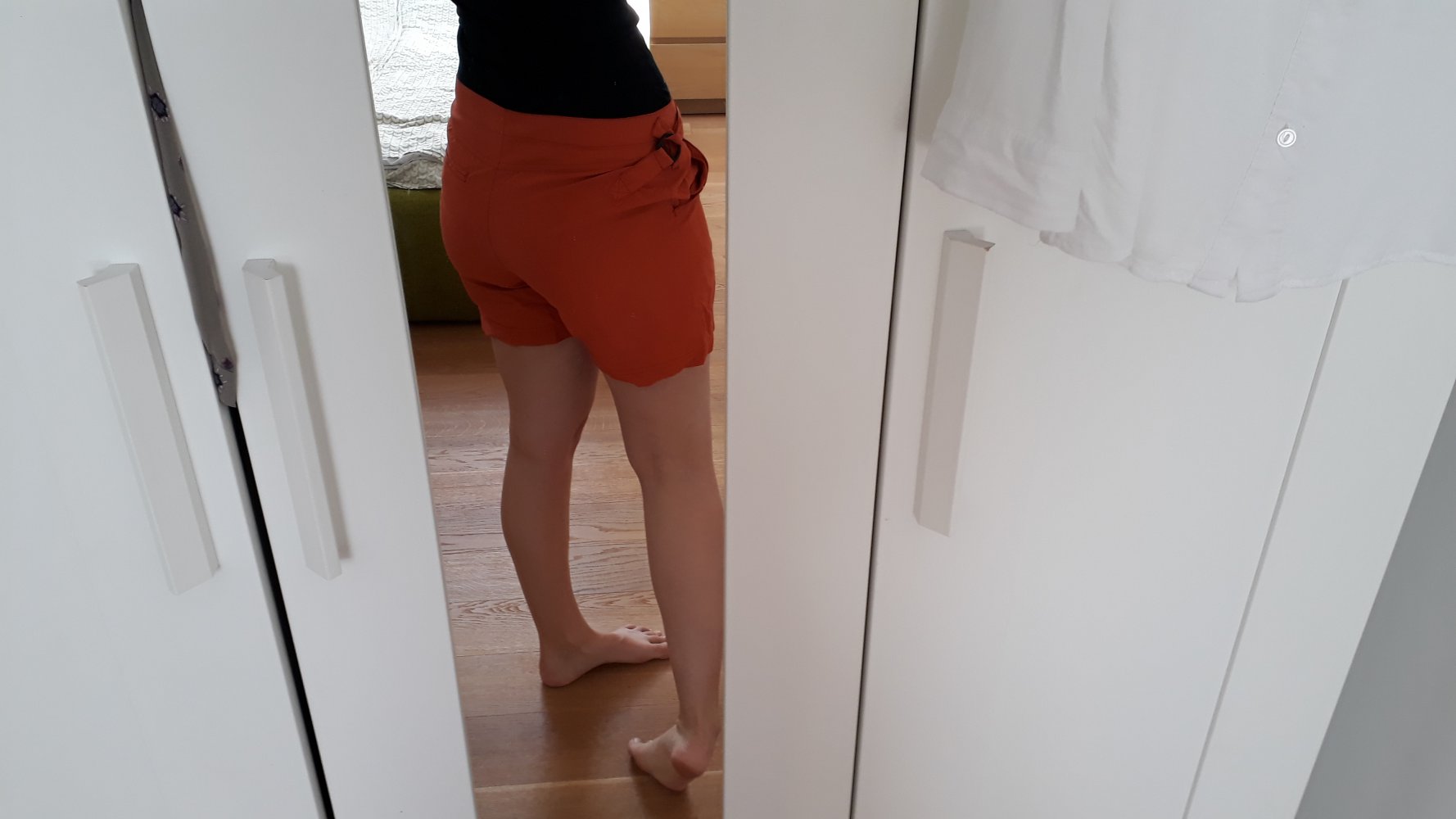 orangener Hosenrock von Jack Wolfskin