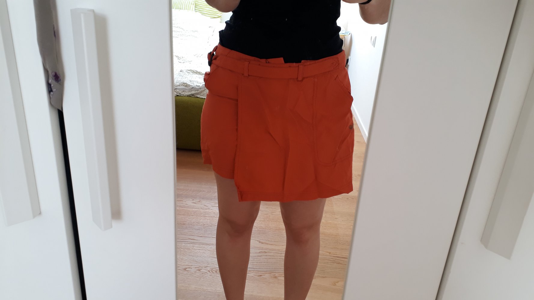 orangener Hosenrock von Jack Wolfskin