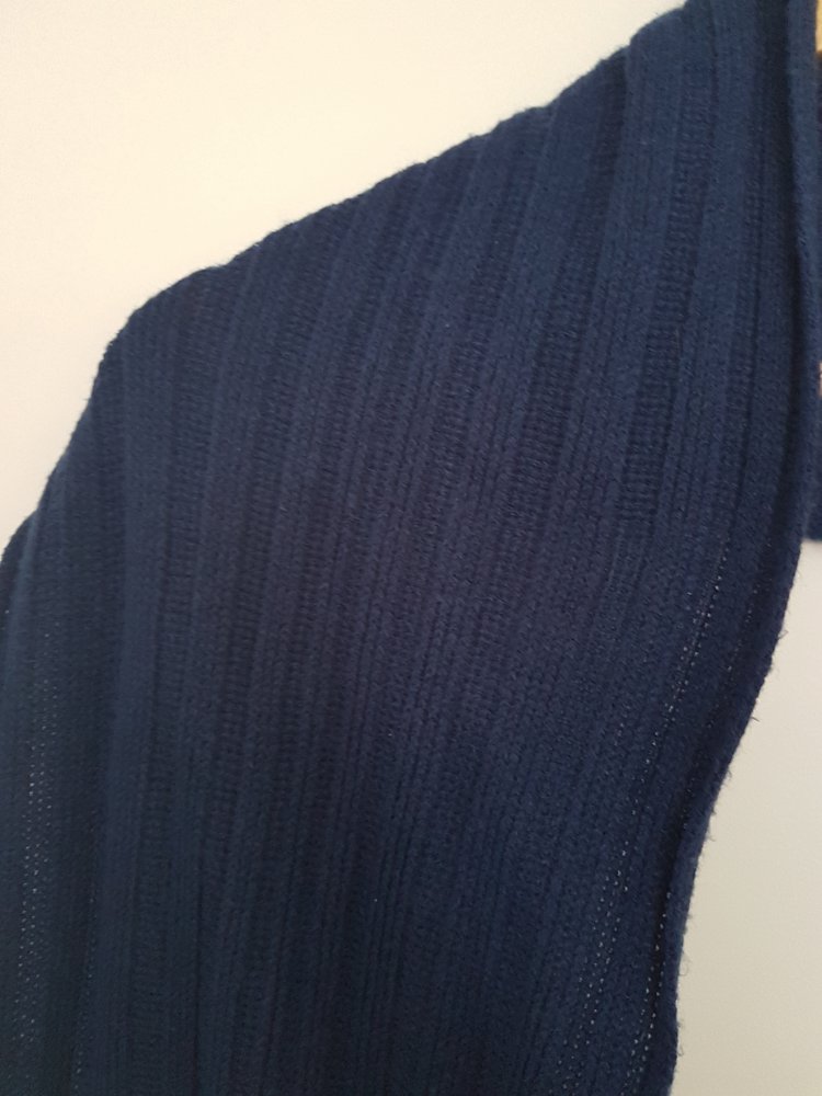 Strick Schal Dunkel Blau Tchibo