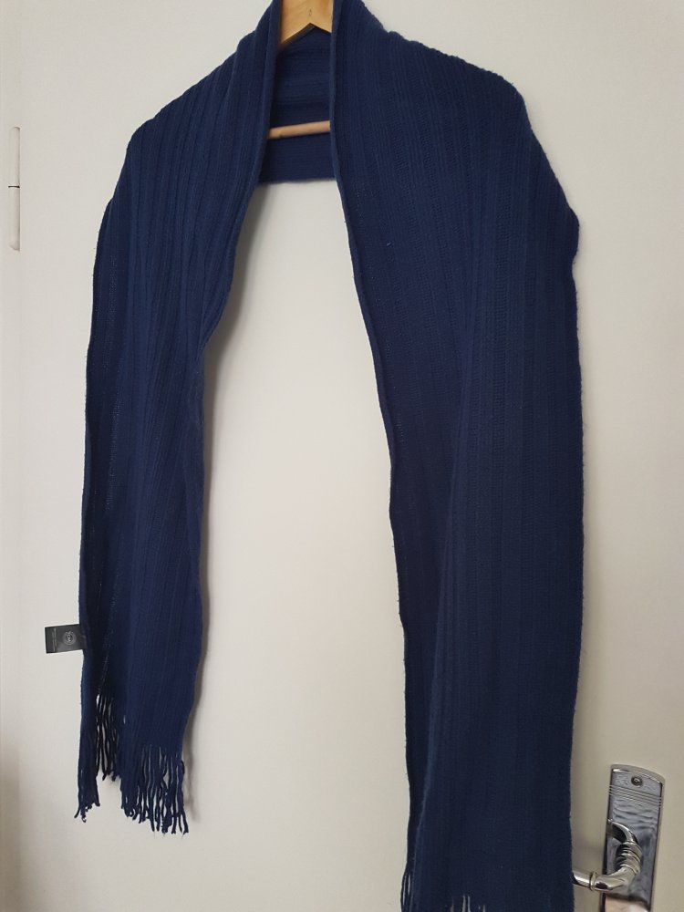 Strick Schal Dunkel Blau Tchibo