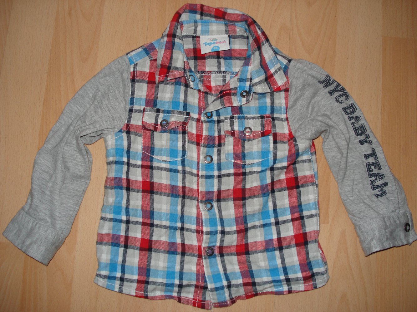 cooles kariertes Langarm-Hemd