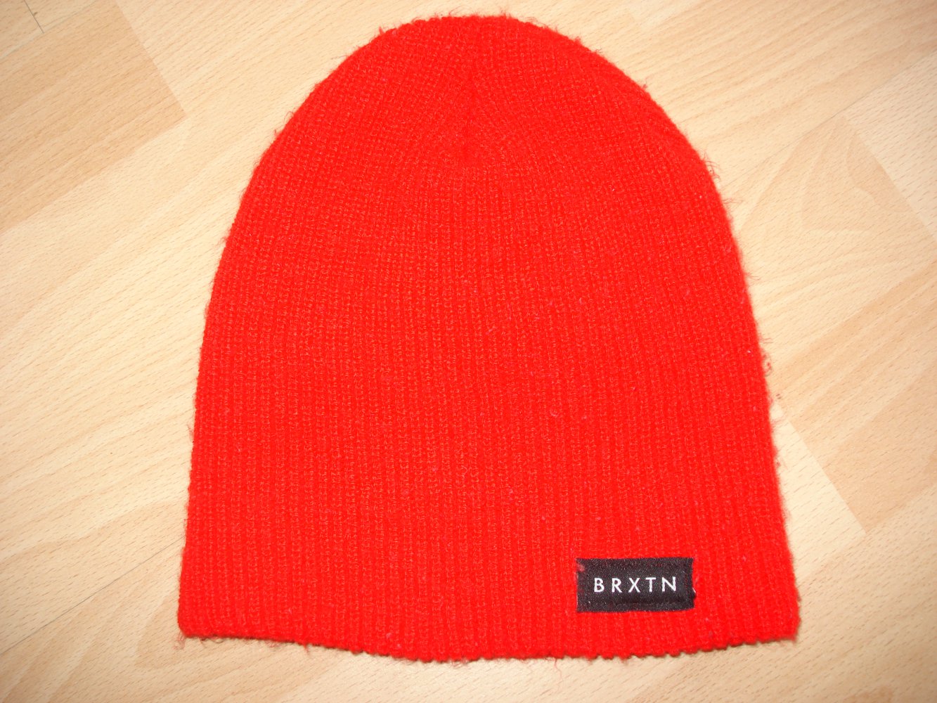 rote warme Mütze / Beanie
