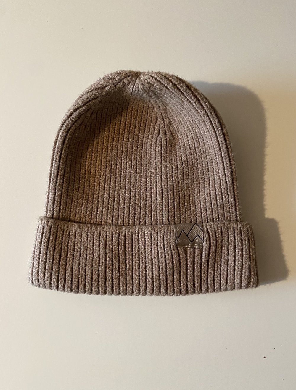 Mütze Beanie h&m braun beige basic 74/80